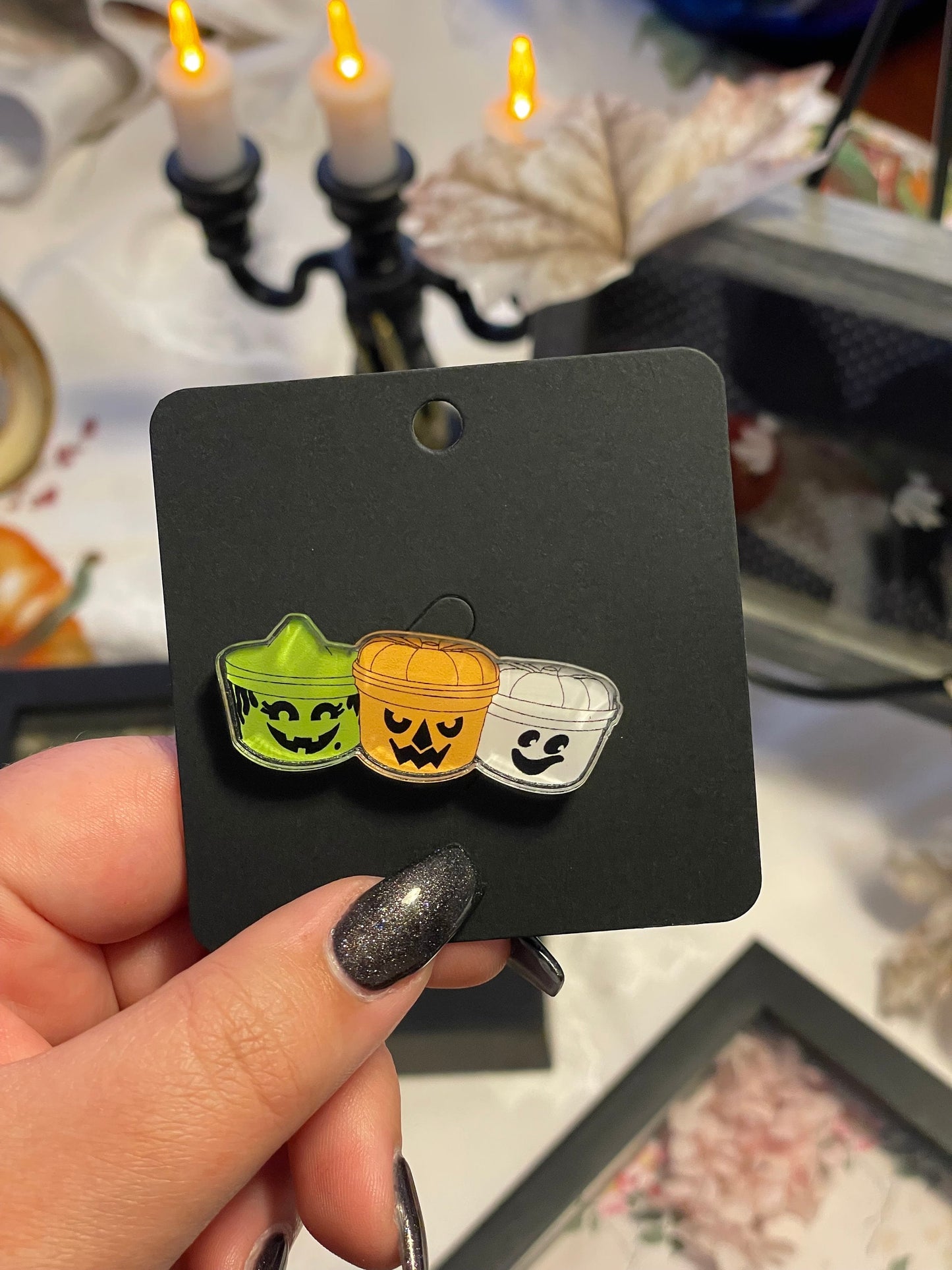 Halloween Bucket Pals Pin